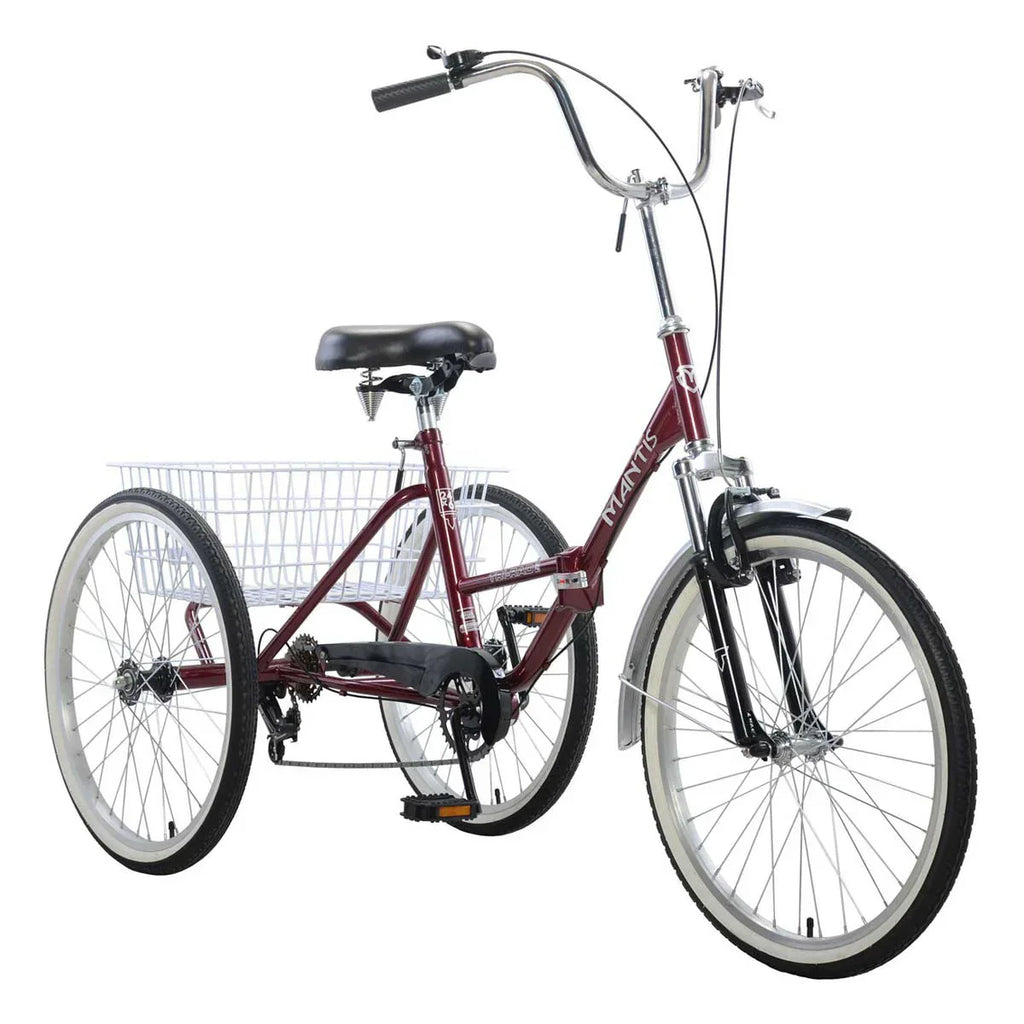 Adult Tri-Rad Folding 24 6-Speed Tricycle