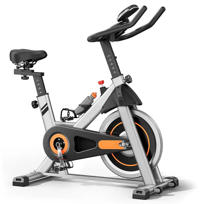 Indoor Cycling Bike Brake Pad/Magnetic Stationary Bike – Cycle Bike with Tablet Mount & Comfortable Seat Cushion