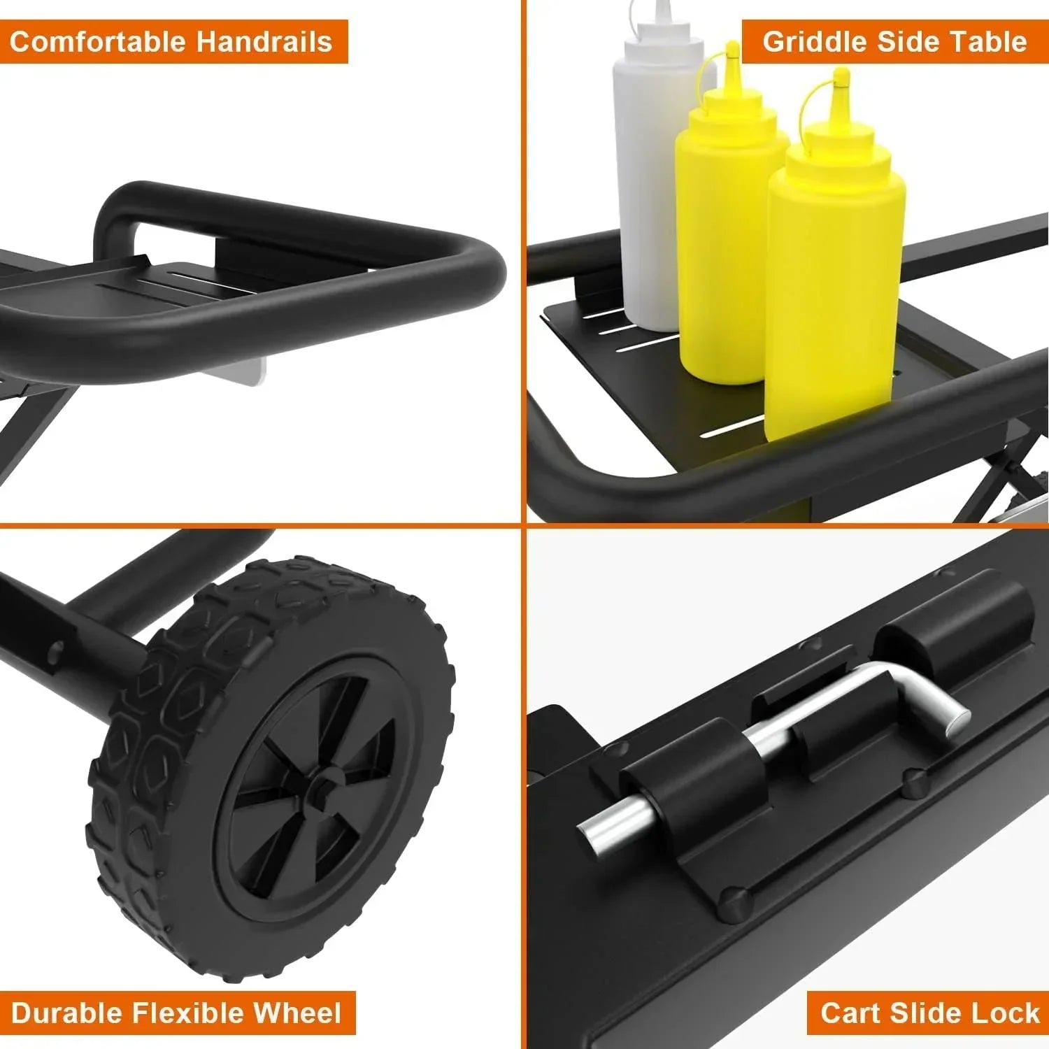 22/17 Grill – Heavy-Duty Foldable Cart