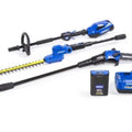 Kobalt 40V Cordless Combo Kit: Pole Hedge Trimmer & Saw, 2.5Ah Battery & Charger Included
