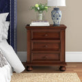 28” Tall 3 – Drawer Nightstand Set of 2