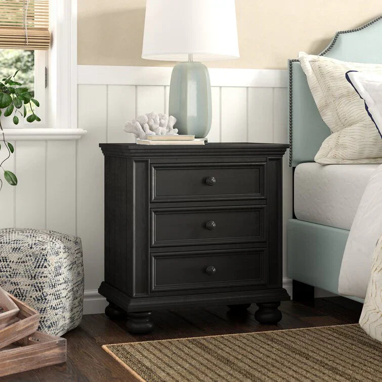 28” Tall 3 – Drawer Nightstand Set of 2