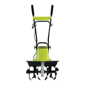 TJ603E 16-Inch 12-Amp Electric Tiller and Cultivator , Green