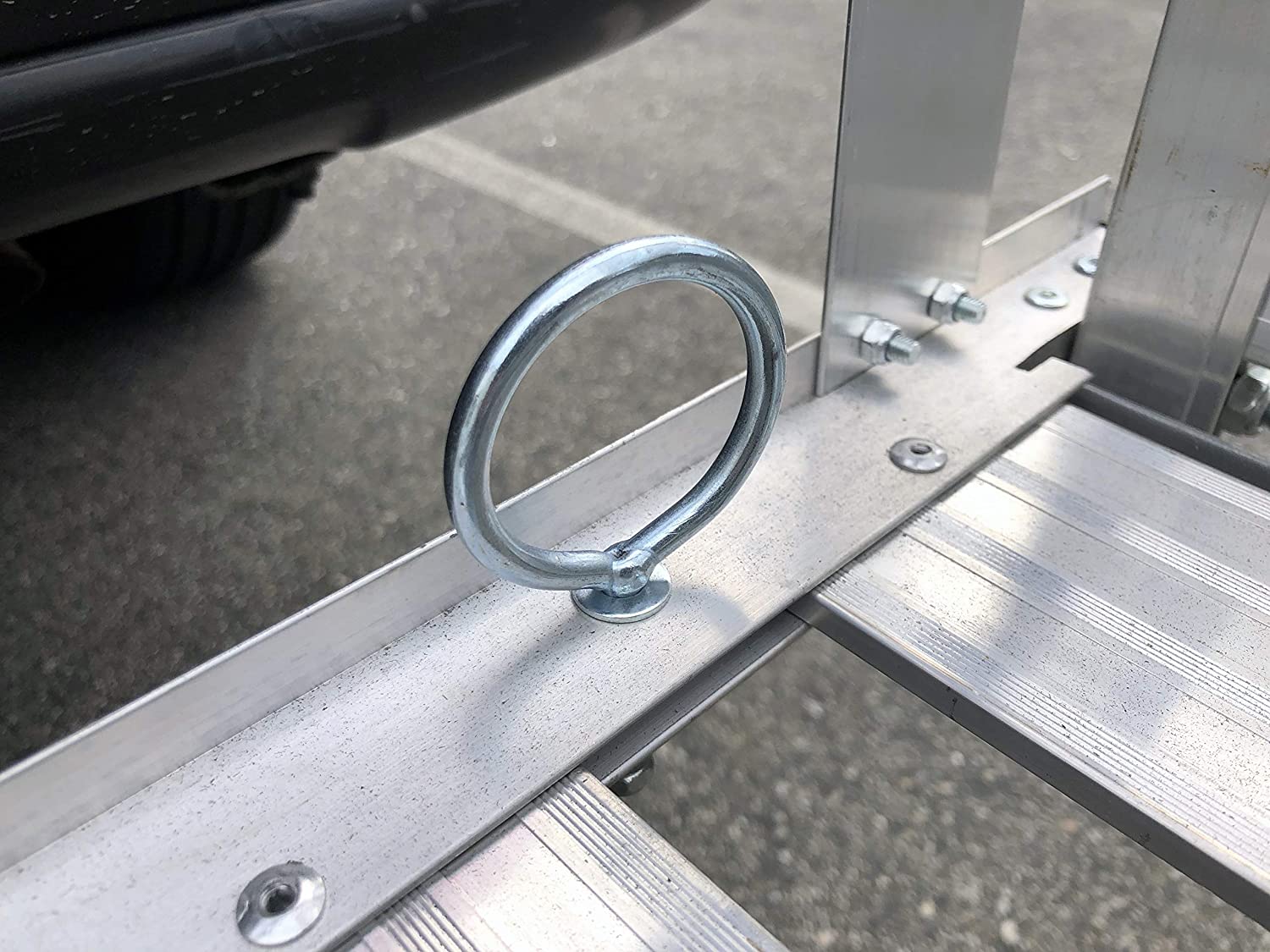 80779 Aluminum Hitch Mount Cargo Carrier with 47 Long Ramp, 1 Pack