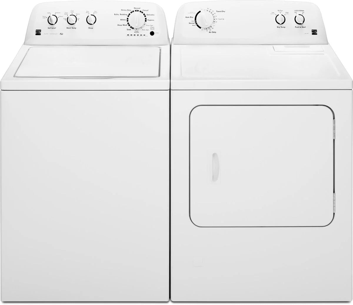 29 Front Load Electric Dryer with Wrinkle Guard and 7.0 Cubic Ft. Total Capacity, White