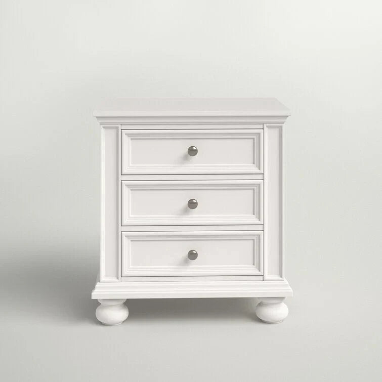 28” Tall 3 – Drawer Nightstand Set of 2