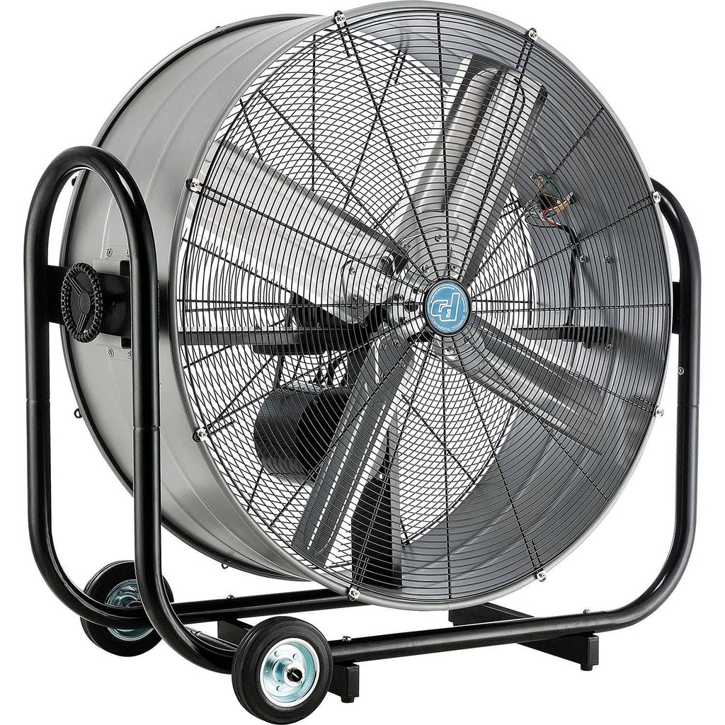36×22 Portable Tilt Drum Blower Fan, Belt Drive
