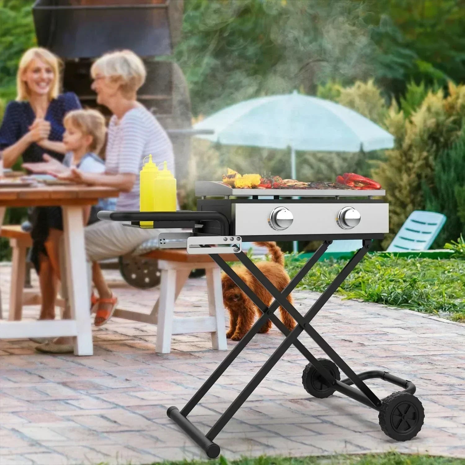 22/17 Grill – Heavy-Duty Foldable Cart