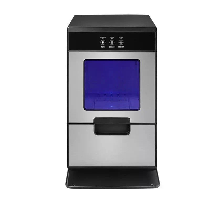 44 Lb. Portable Nugget Icemaker with Auto Shut-Off – Stainless steel