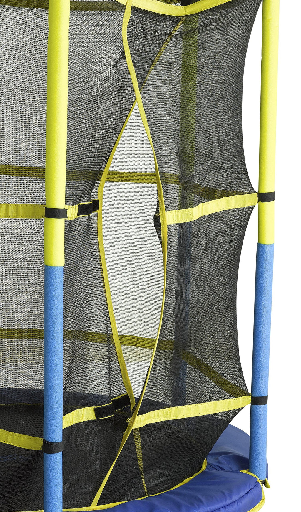 Upper Bounce 55 Kids Trampoline with Safety Enclosure – No-Spring Bungee System, Easy Assembly