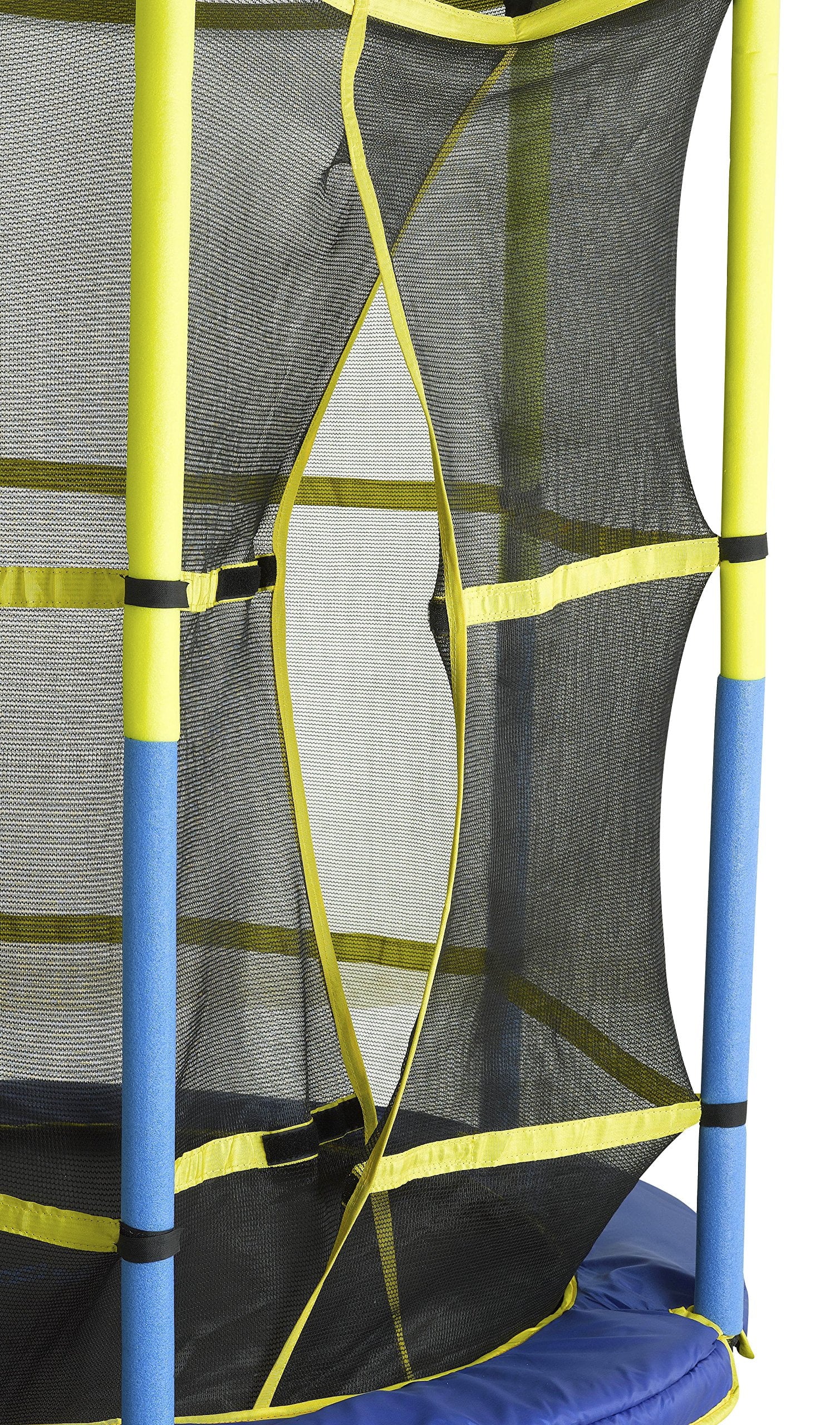 Upper Bounce 55 Kids Trampoline with Safety Enclosure – No-Spring Bungee System, Easy Assembly