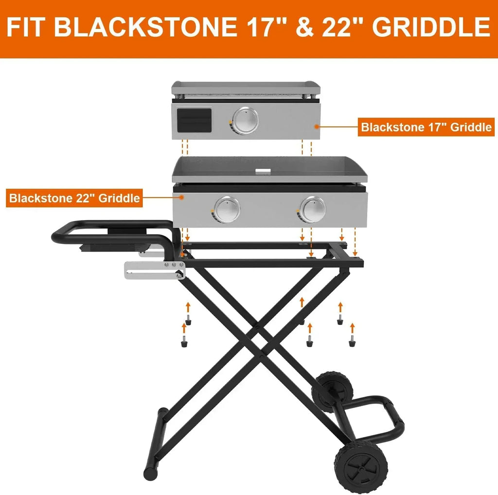 22/17 Grill – Heavy-Duty Foldable Cart