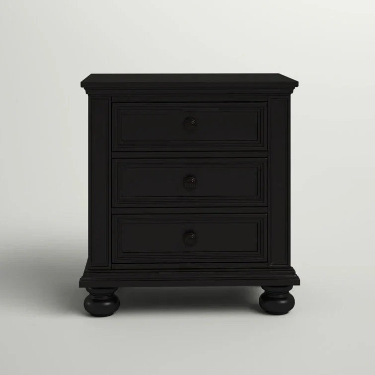 28” Tall 3 – Drawer Nightstand Set of 2