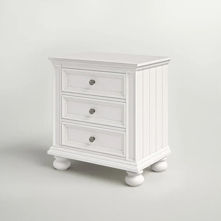 28” Tall 3 – Drawer Nightstand Set of 2
