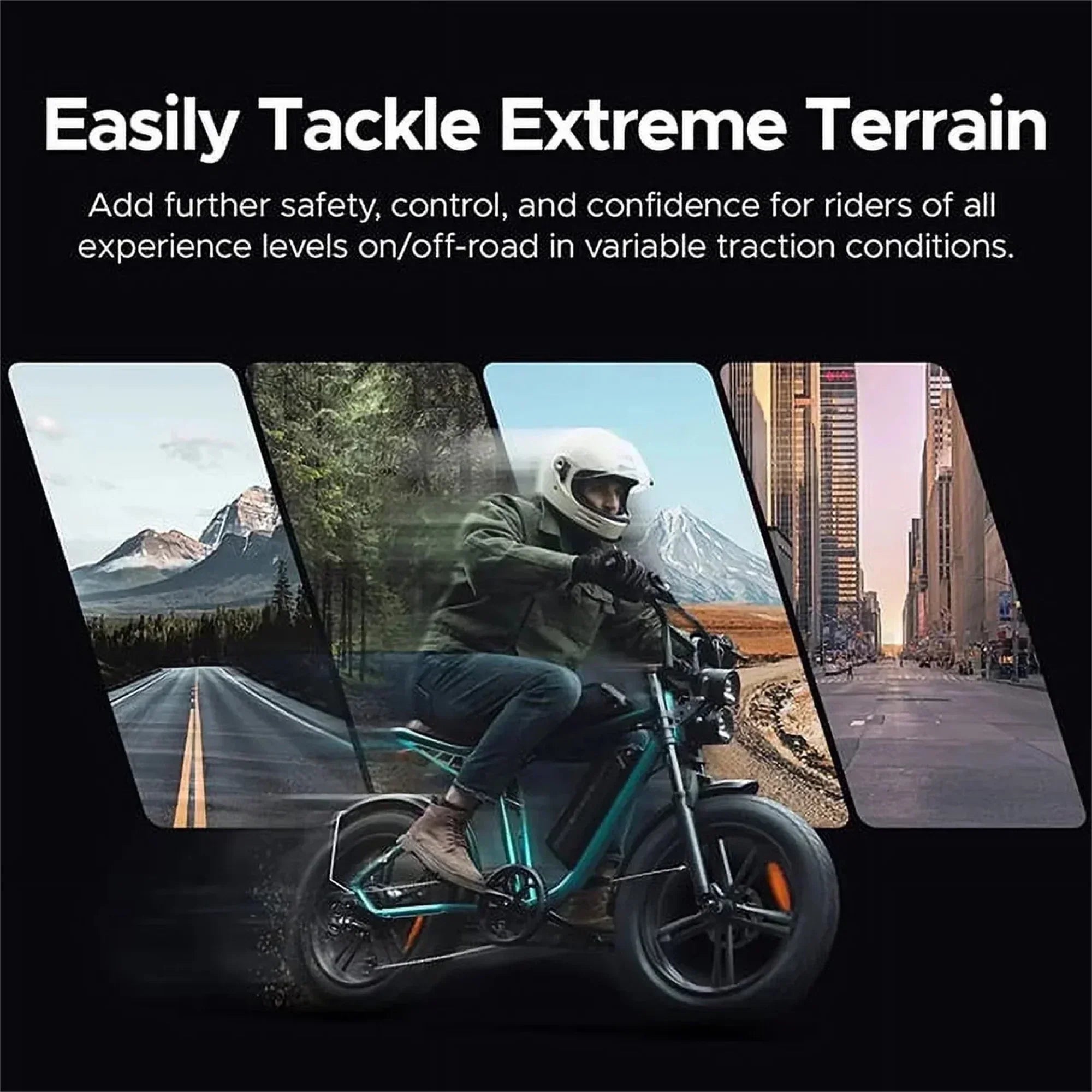 1000W Electric Bike for Adults, Retro-Style, 28mph, 94 Miles Range, 20×4.0 Fat Tires, Full Suspension, UL Certified